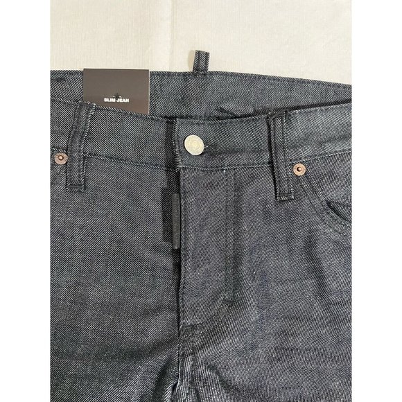 DSQUARED2 Mens Slim Jean Jeans IT52 W36 Dark Blue Denim S71LB0363S30144470 NWT - Picture 7 of 16